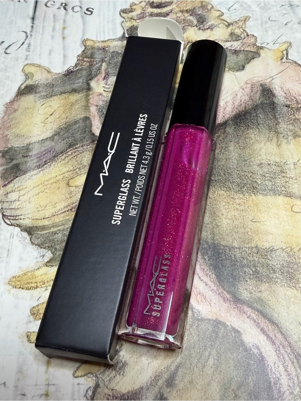 MAC COSMETICS TOTALLY BANG! SUPERGLASS BNIB lipgloss lipglass Rare Dazzle